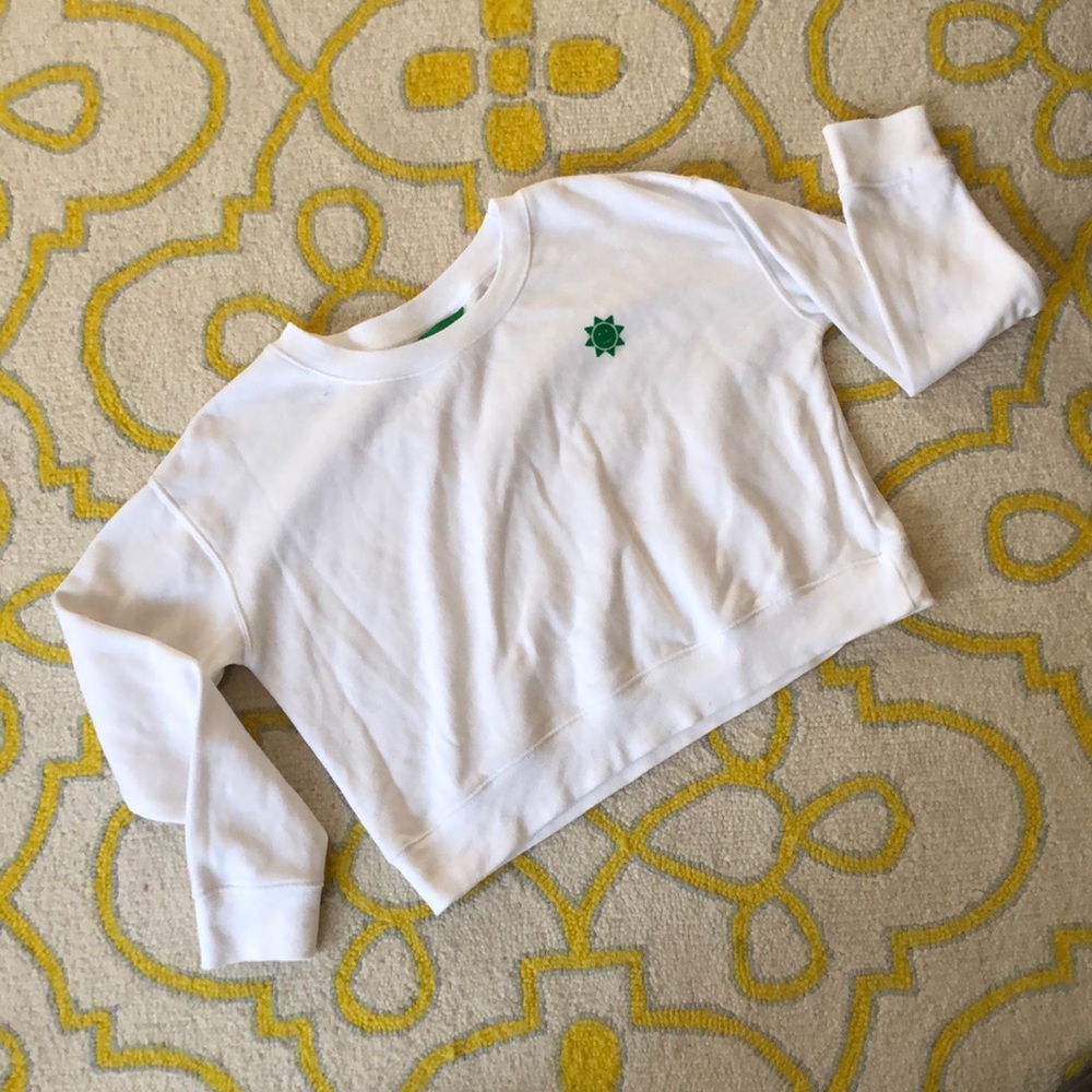 ☀️Cropped Sweatshirt☀️ Sz L